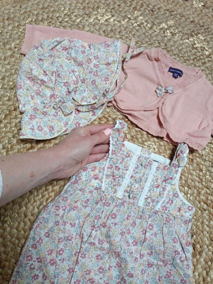 Magnifique ensemble bloomer sergent major fille 9m - photo numéro 8