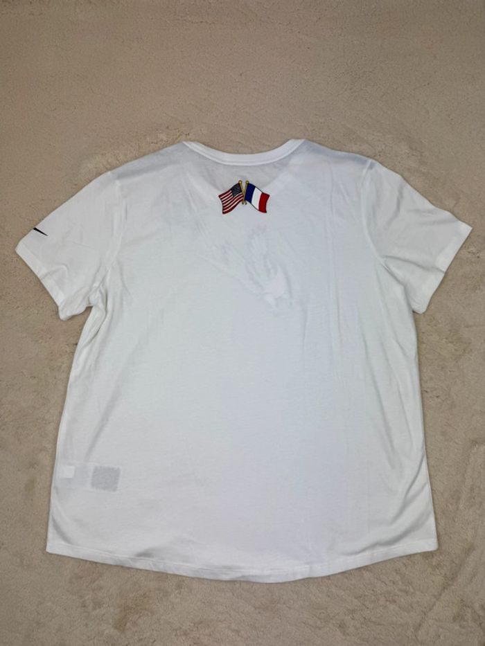 T-shirt Nike Team USA JO 2024 Aigle Blanc Neuf Taille L - photo numéro 6