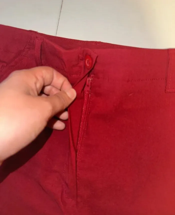 Jean rouge Camaïeu T36 neuf - photo numéro 6