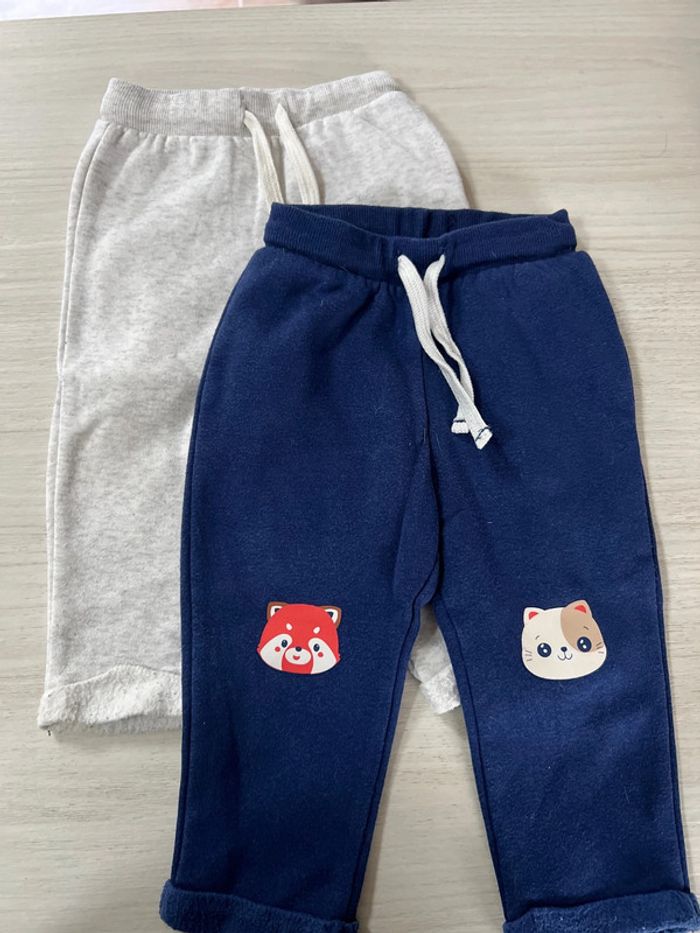 Lot 2 pantalons garçon In Extenso 12 mois