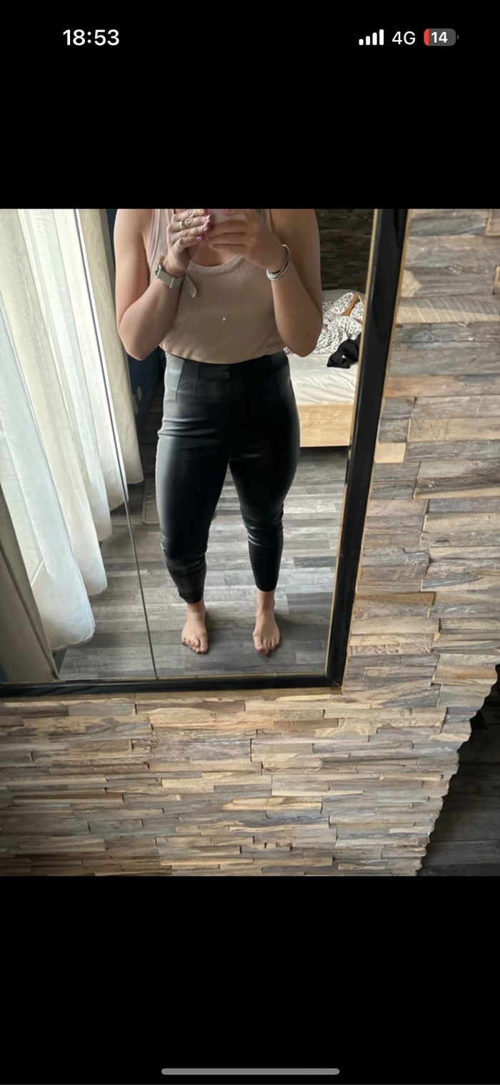 Pantalon similicuir