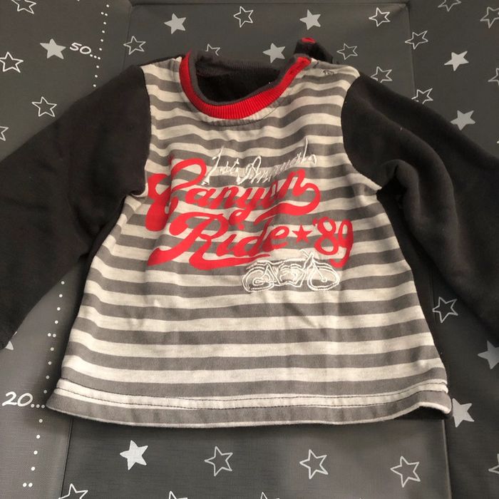 Pull sweat 18 mois moto