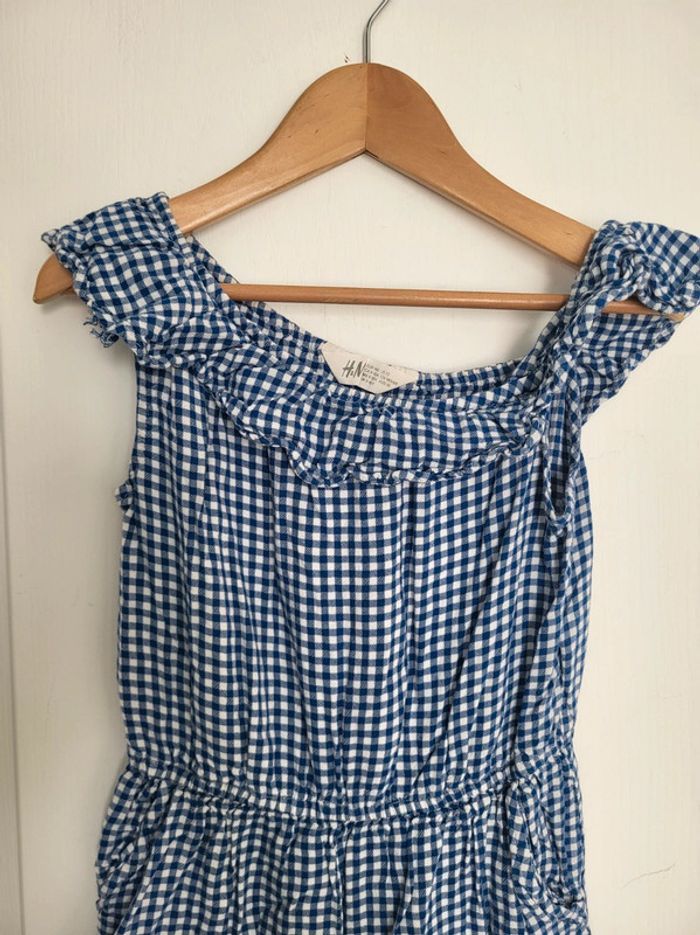 Combishort imprimé vichy H&m 10 ans - photo numéro 2