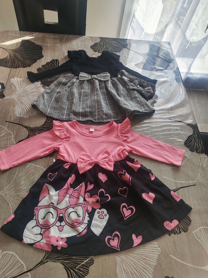 Lot de robe bébé fille