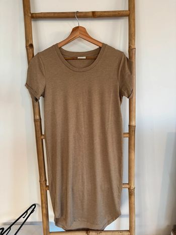 Robe t-shirt marron clair / beige JDY taille XS