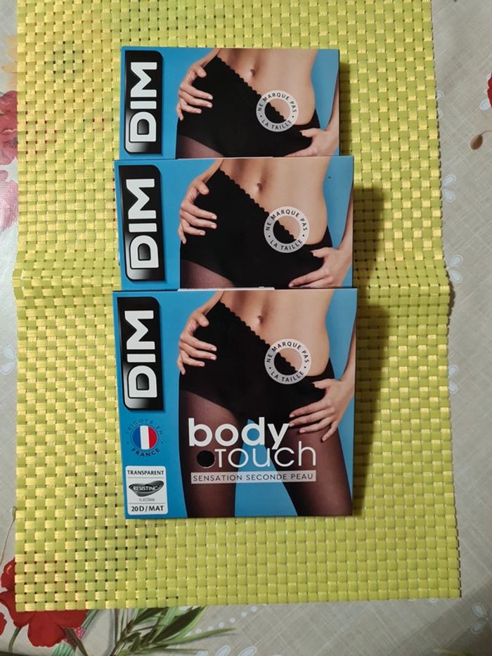 Lot de 3 collants taille 2 noir  Dim