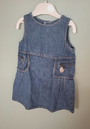 Robe en jean sergent major 18 mois