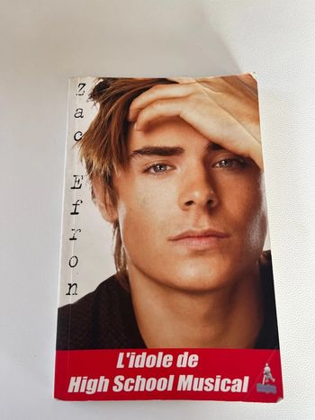 Livre collector Zac Efron Hight School Musical
