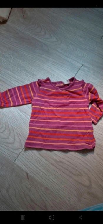 T-shirt à manches longues DPAM 3mois 60cm 👻