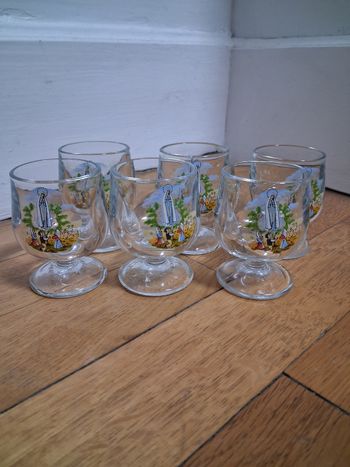 Lot de 6 verres à liqueur