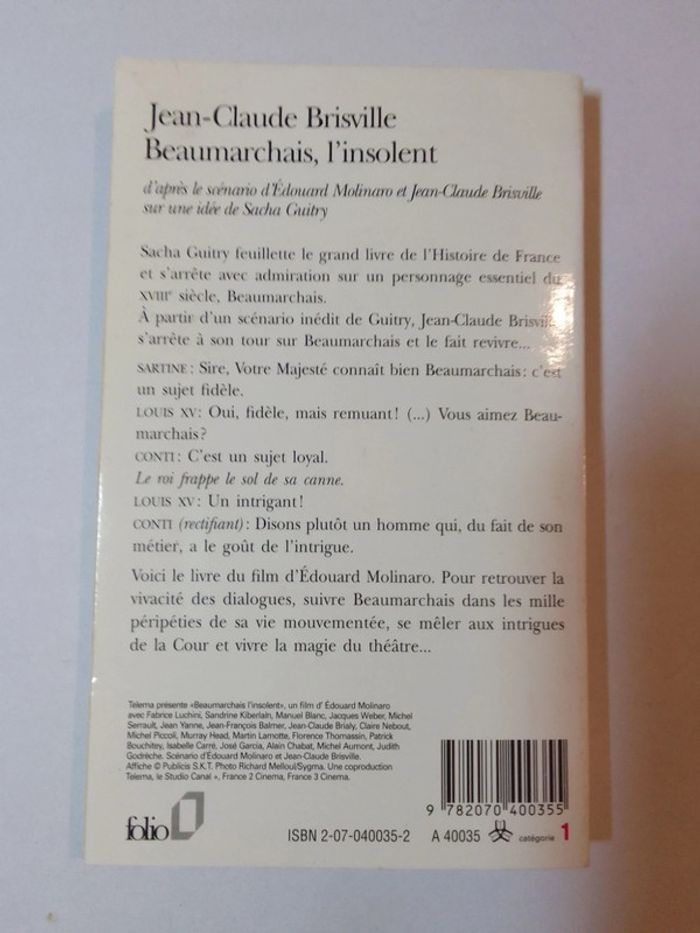 Jean-Claude Brisville - Beaumarchais l'insolent - photo numéro 2