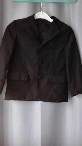veste de costume noire doublée 6 ans