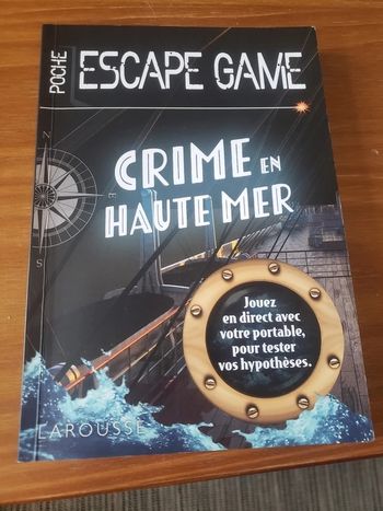 Escape game : crime en haute mer