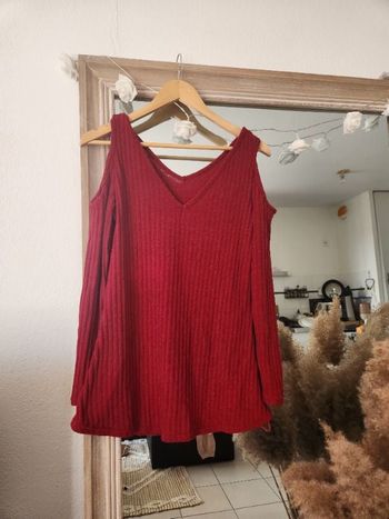 Robe pull rouge
