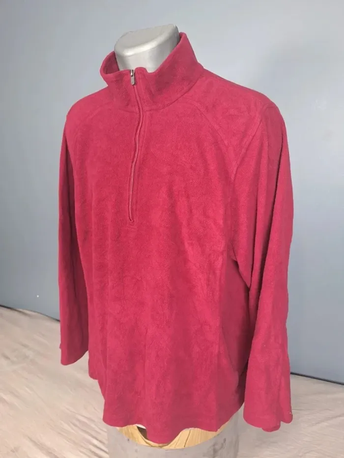 Polaire Lands’ End Polartec – Femme 2XL – Bordeaux (626) - photo numéro 3