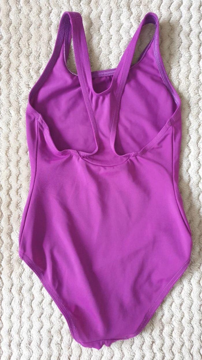 Maillot de bain 1 pièce violet Nabaiji 6 ans - photo numéro 4