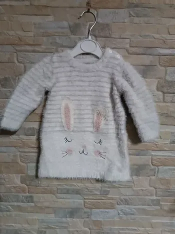 Robe mohair lapin Primark 6M