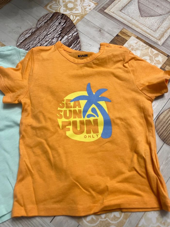 Lot de 2 tee-shirts 12 mois - photo numéro 3