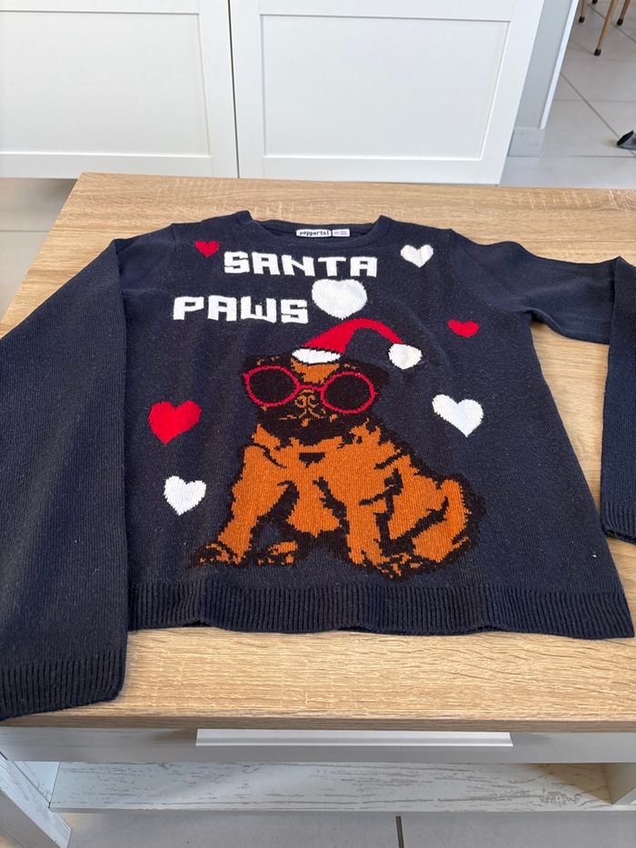Pull de Noël 10/12 ans