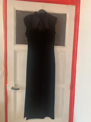 Robe longue velours