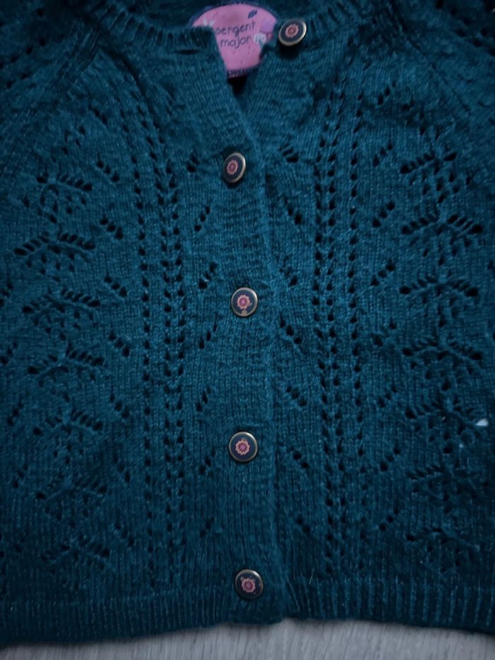 Gilet bleu car ars sergent major 4 ans - photo numéro 2