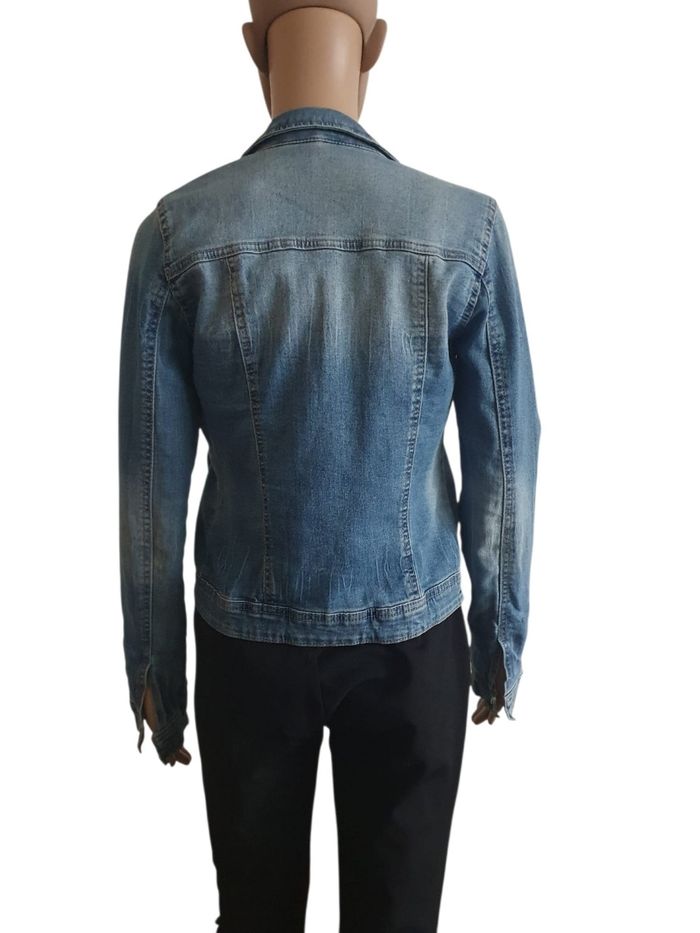 Veste en jean ajustée Only- Denim Bleu Claire- T34 - photo numéro 3