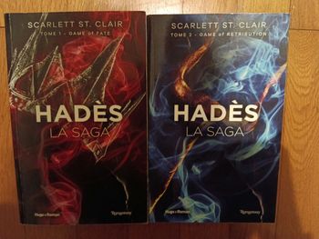 Roman "Hadès La Saga", tome 1 et 2 (27€ les 2)