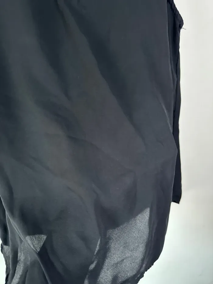 👚haut noir - taille S - très bon état- ny collection- transparent - photo numéro 6