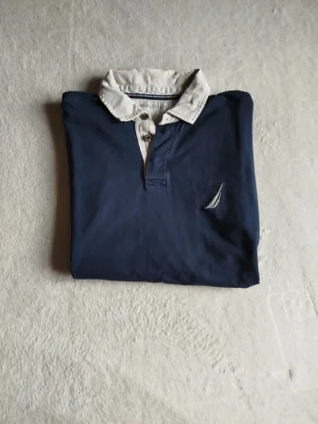 Polo manches longues vintage Nautica taille L