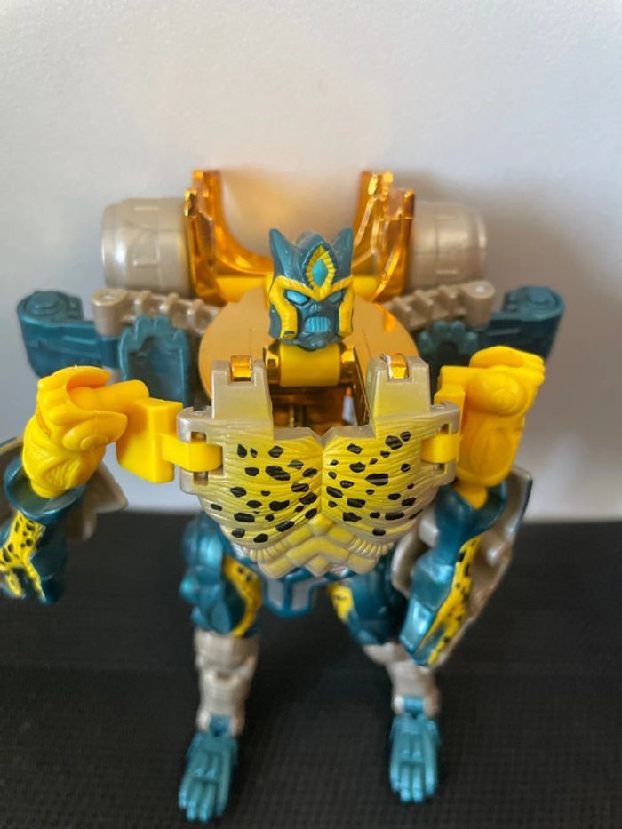 Transformers figurine robot panthère Beast Wars Cheetor deluxe transmetals Kenner 1997 vintage. - photo numéro 4