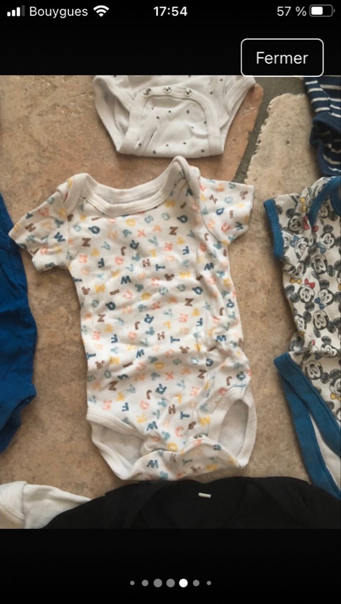Lot bodys de 6 à 9 mois - photo numéro 6