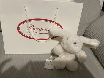 Bonpoint Peluche lapin neuve