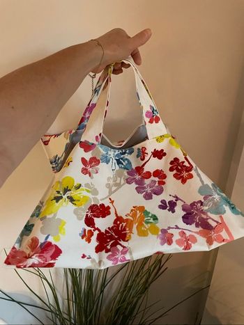 Sac à tarte fleurs colorées