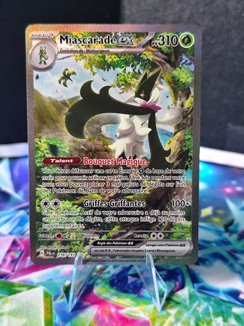 Carte pokémon neuve 🇨🇵 Miascarade Ex 256/191 FA Évolution à Paldéa
