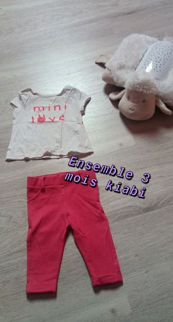 Ensemble 3 mois fille