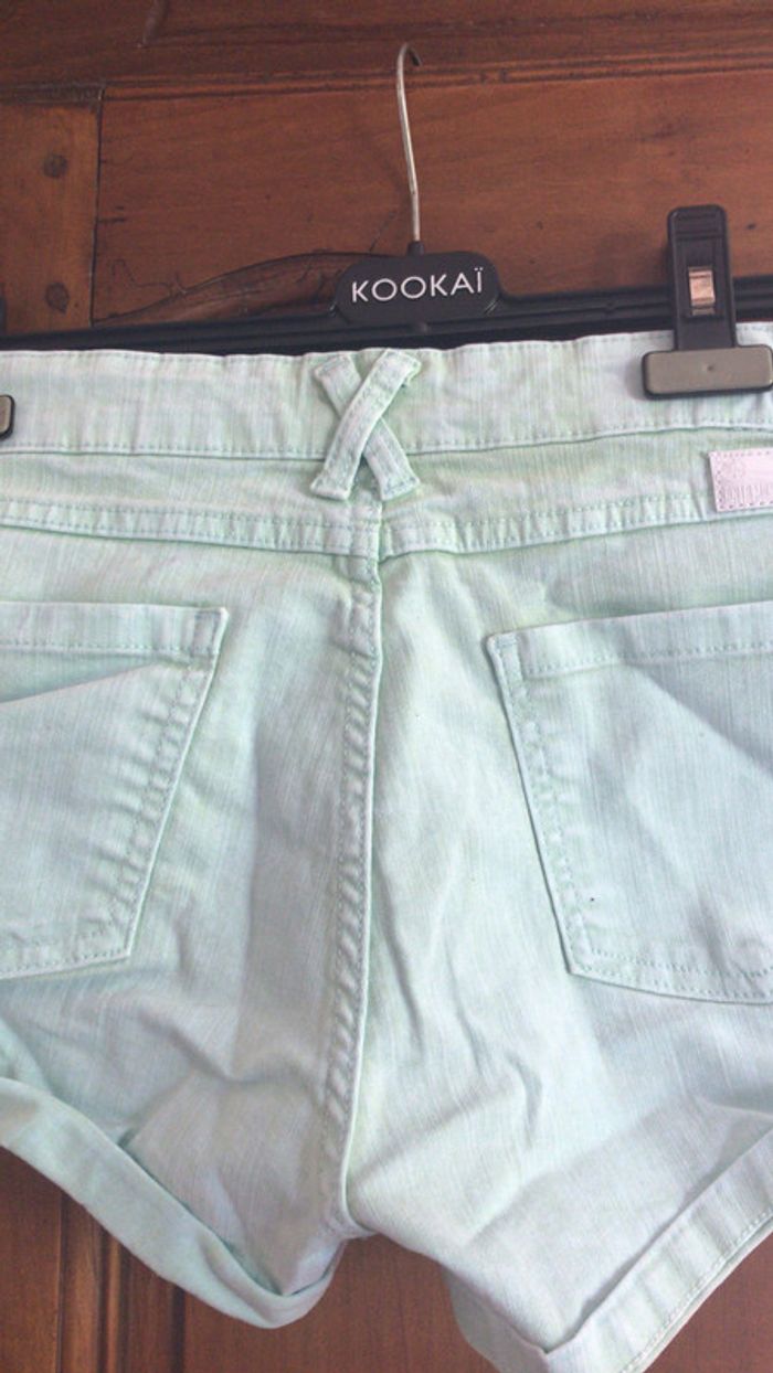 Tex short 13 ans couleur menthe - photo numéro 5