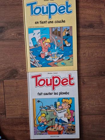 Lot de 2 bandes  dessinées  Toupet