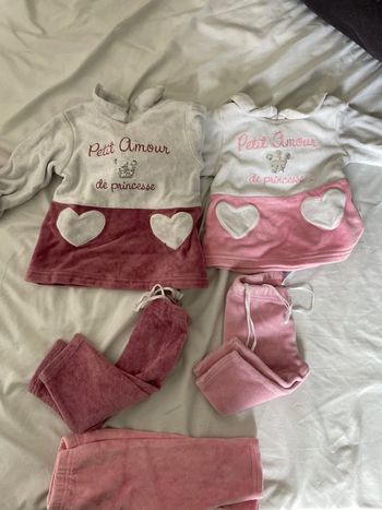 Lot pyjama sans pieds 3 mois