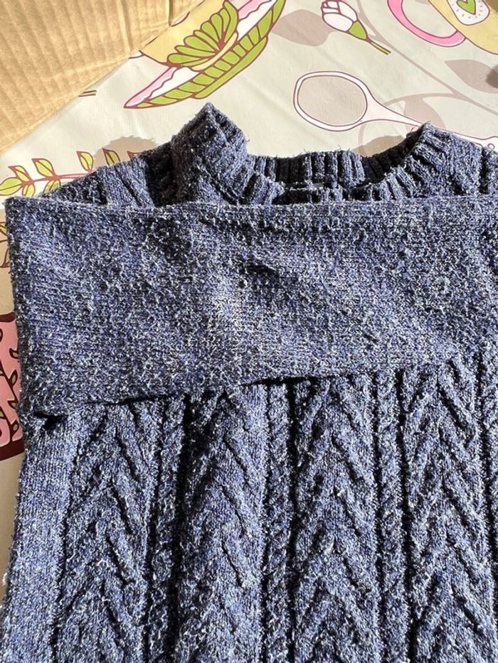 Pull gris foncé, enfants - photo numéro 7