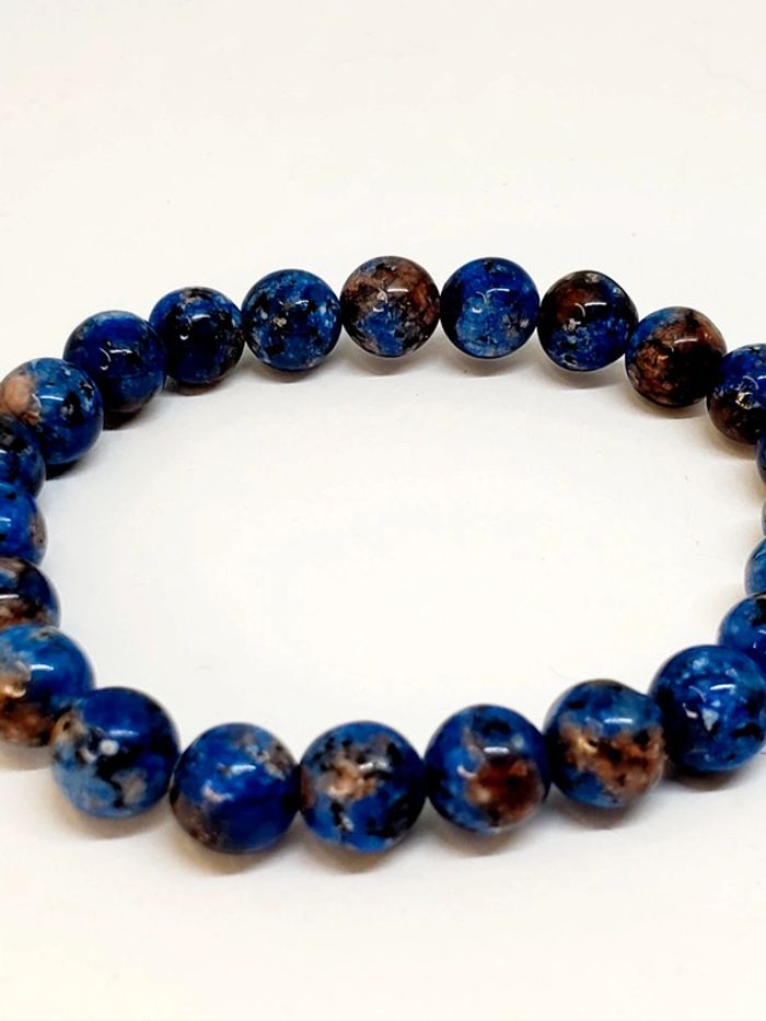 Bracelet homme lapis lazuli - photo numéro 2