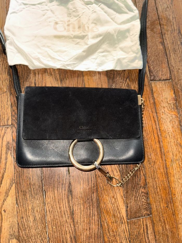 sac chloe modèle Faye Cuir et daim Avec le dustbag - photo numéro 2