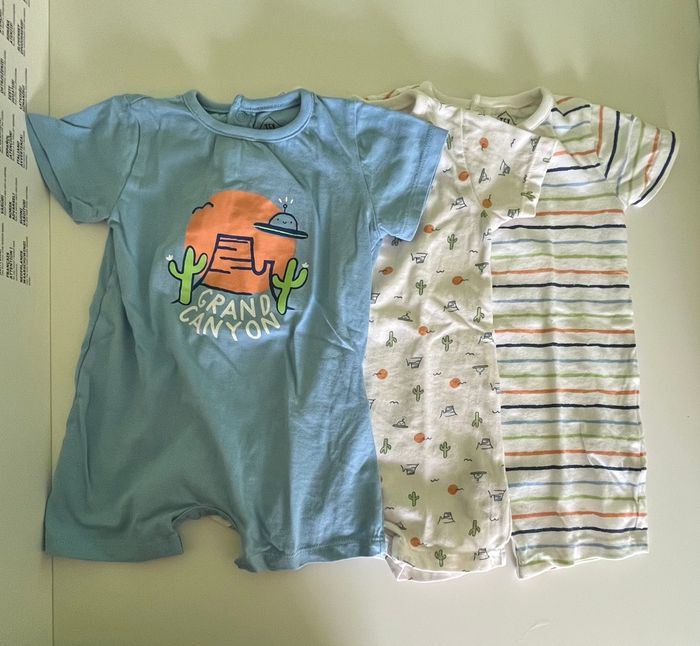 Lot de 3 combi-short