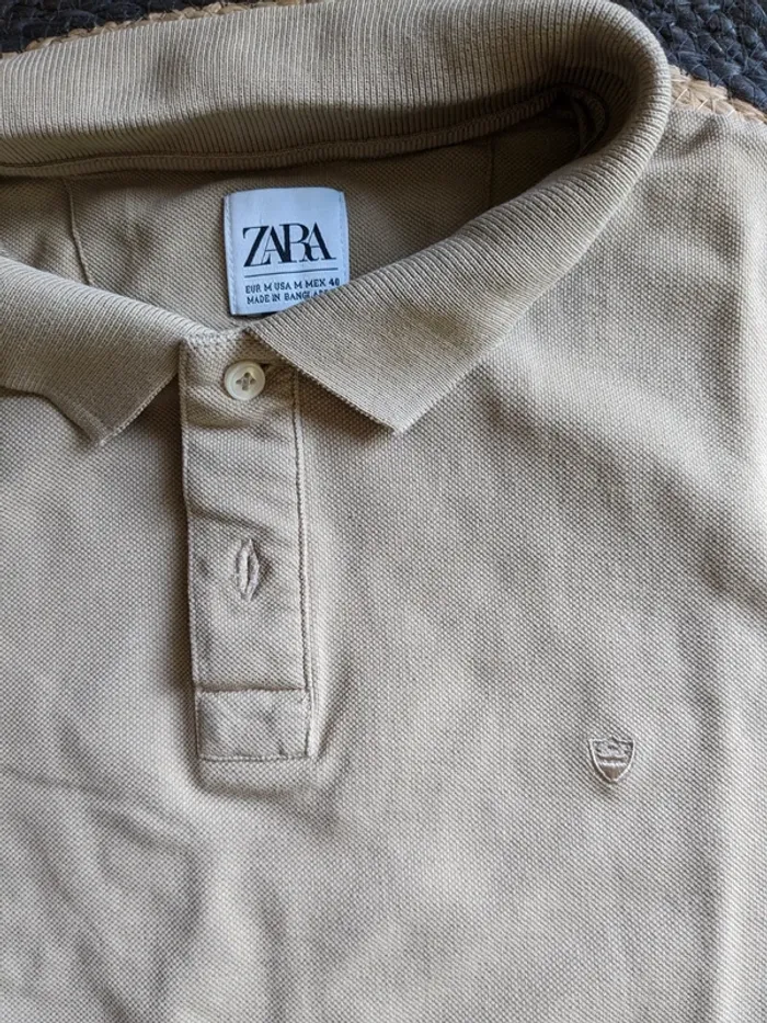 Polo zara beige - photo numéro 2