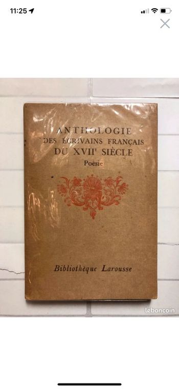 Anthologie des écrivains français