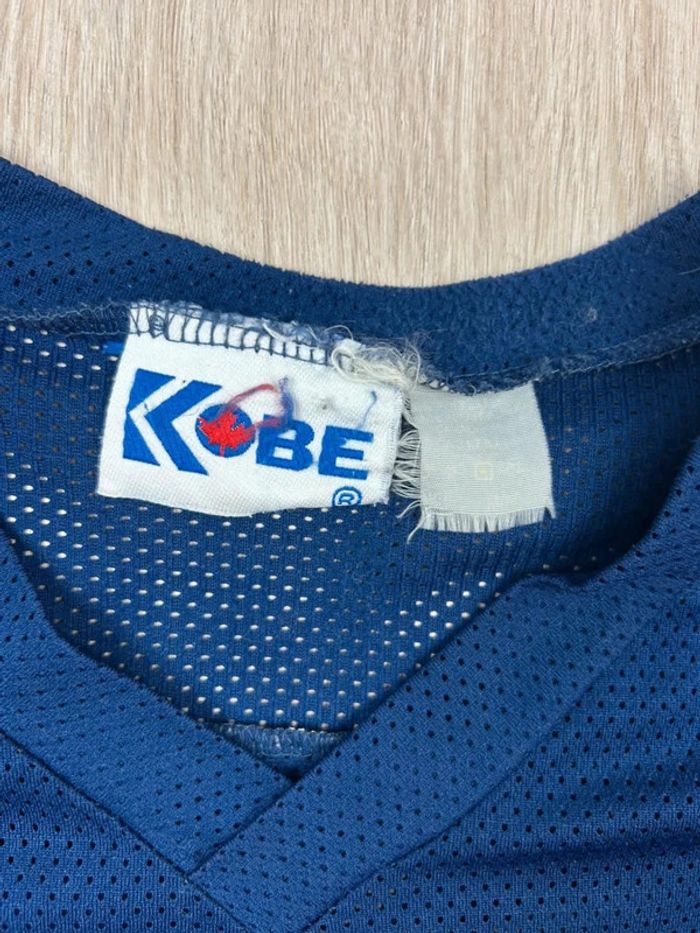Maillot Hockey Vintage Kobe IGHL The Place To Play Numéro 8 Bleu Marine Y2K - photo numéro 3