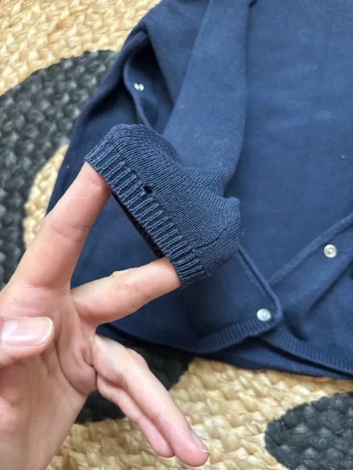 Gilet bleu marine - photo numéro 4
