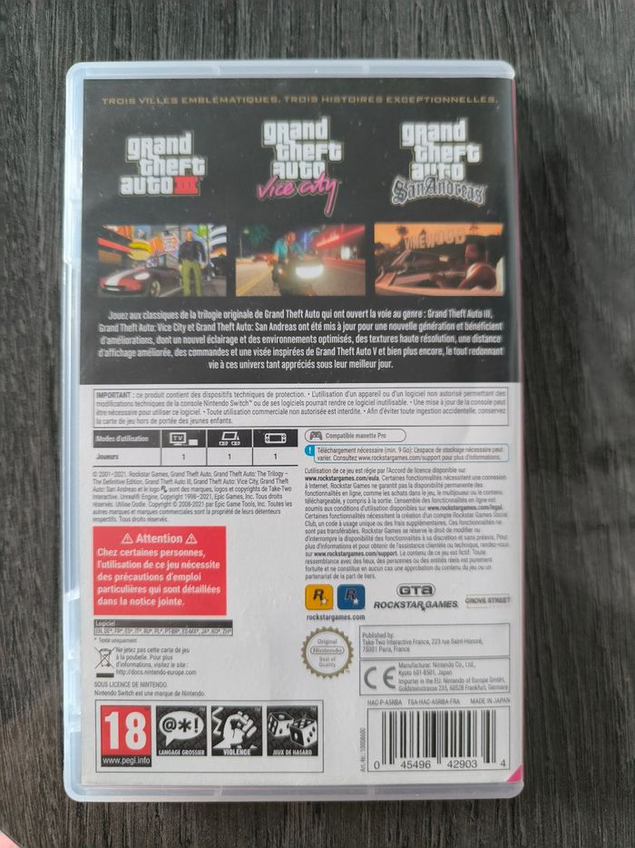 Switch trilogie GTA - photo numéro 2