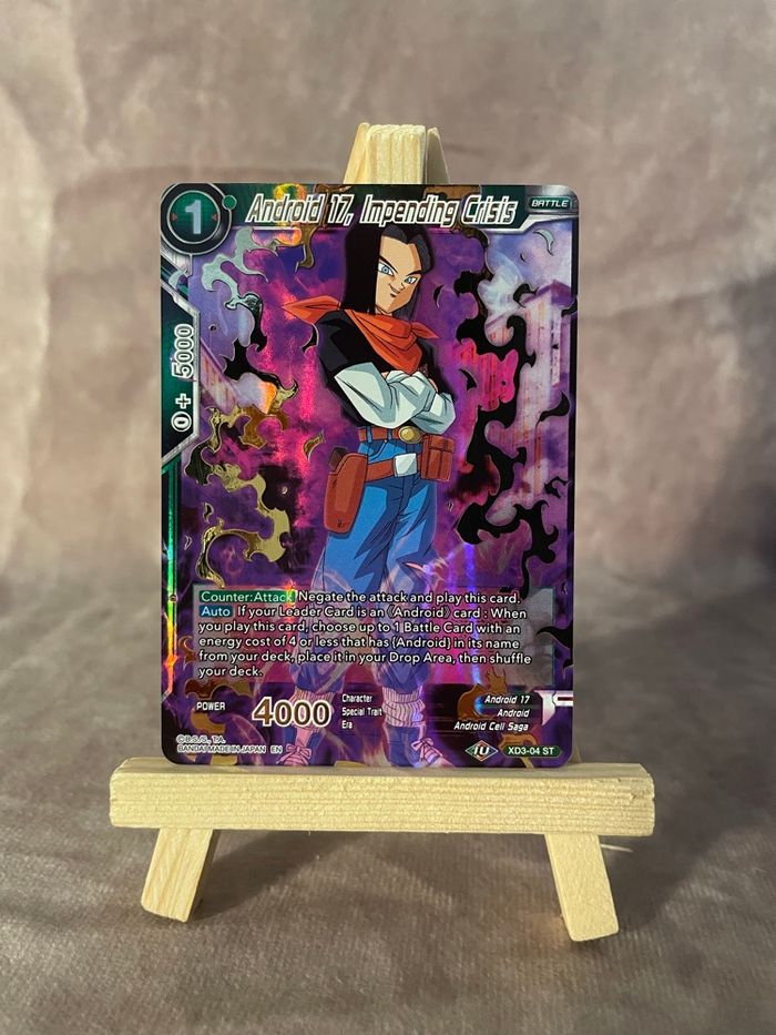 Carte Dragon Ball super - XD3-04 ST - Android 17, Impending Crisis