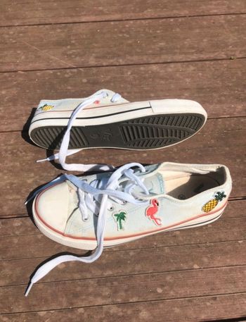 Basket sneakers bleu clair T39