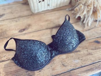 Soutien gorge sequin noir undiz